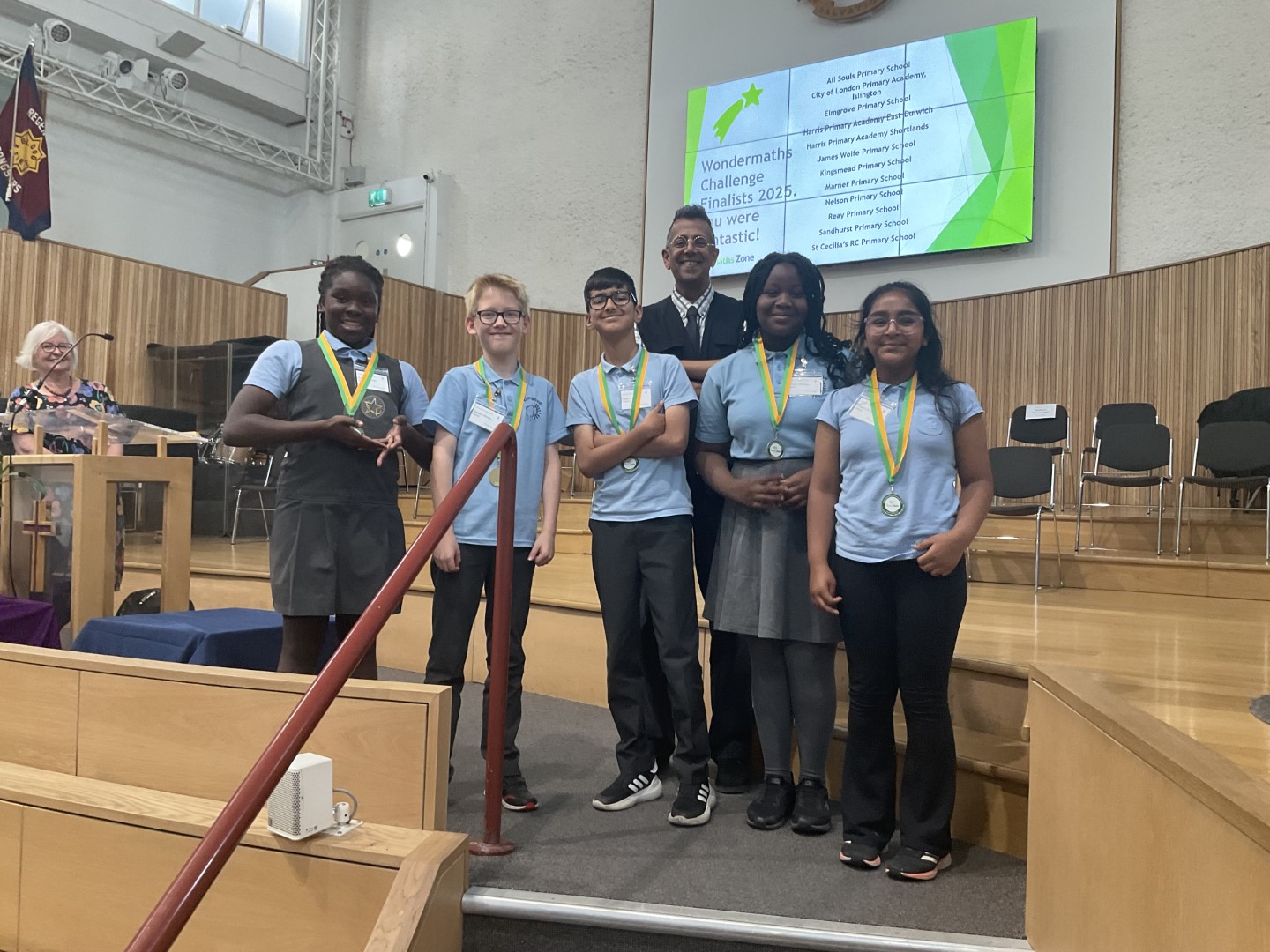 We also won first place and got a trophy!