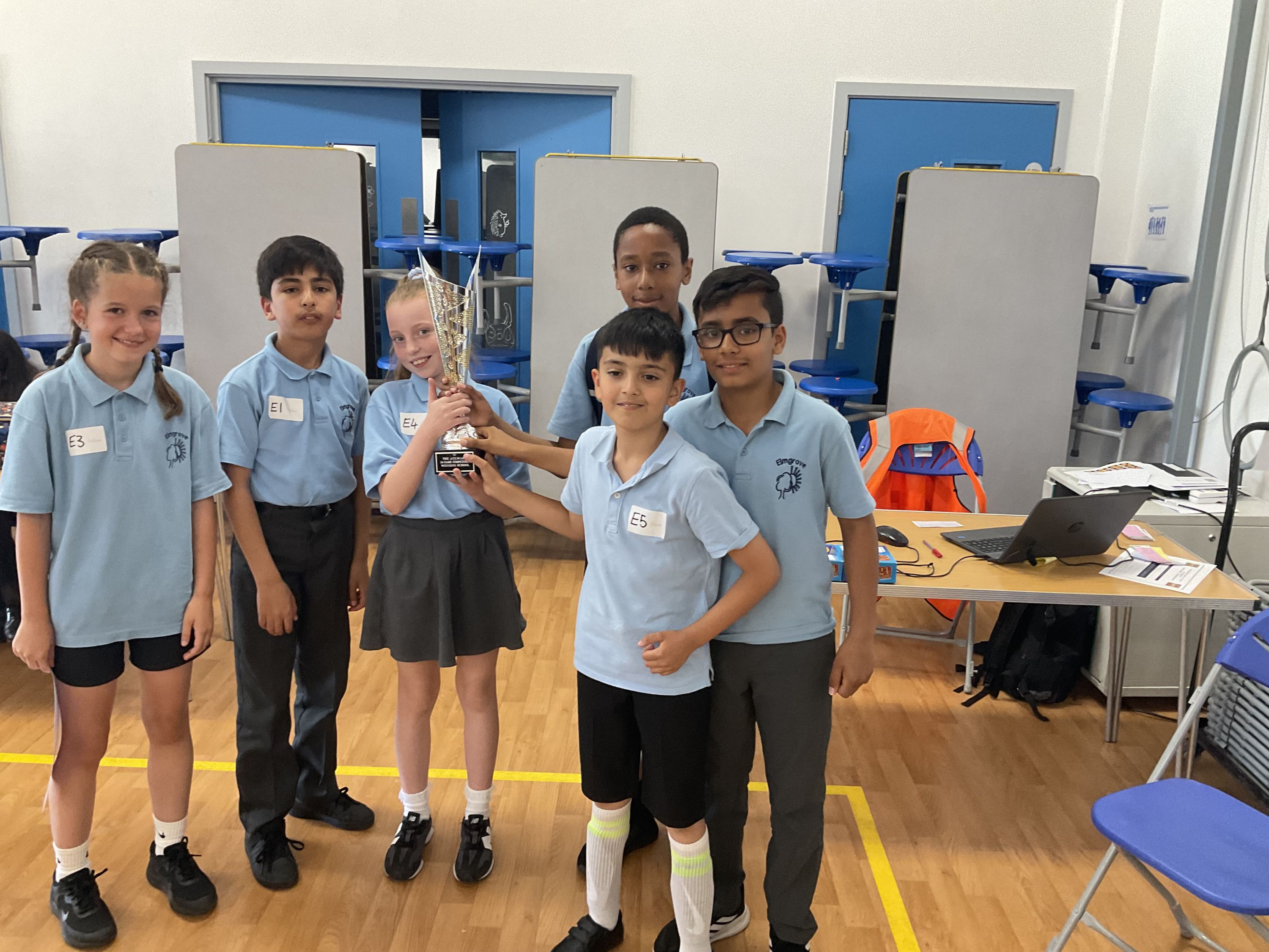 Smile with the trophy